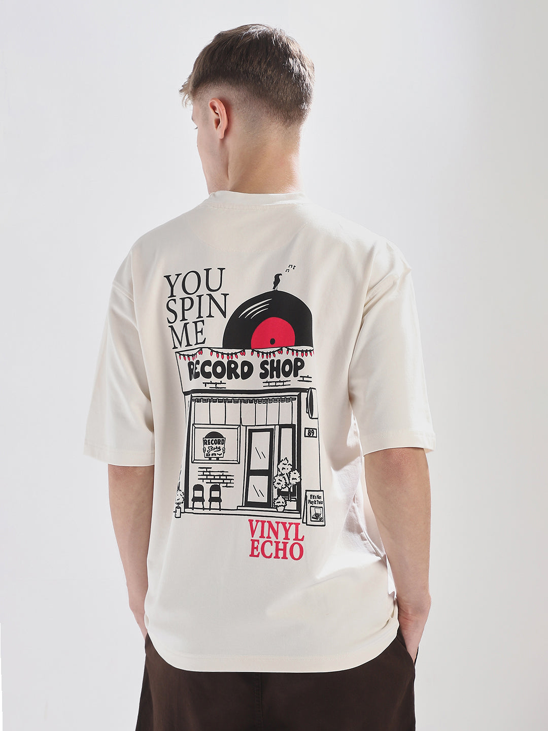 Vinyl Echo Oversized T-Shirt
