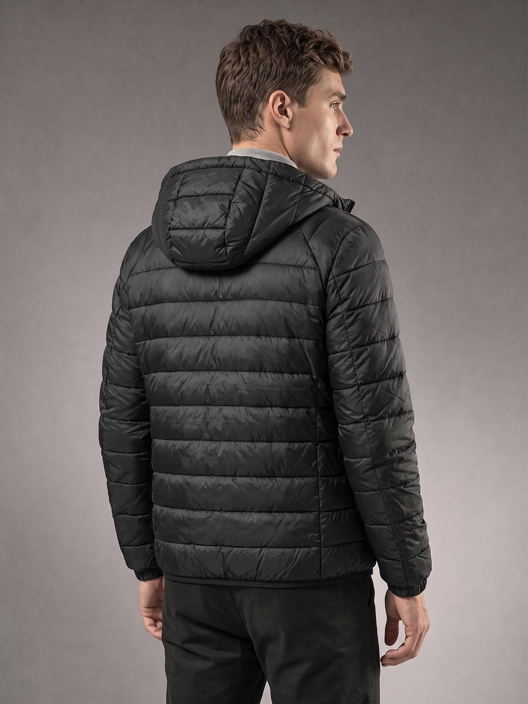 Men’s Hooded Quilted Puffer Jacket