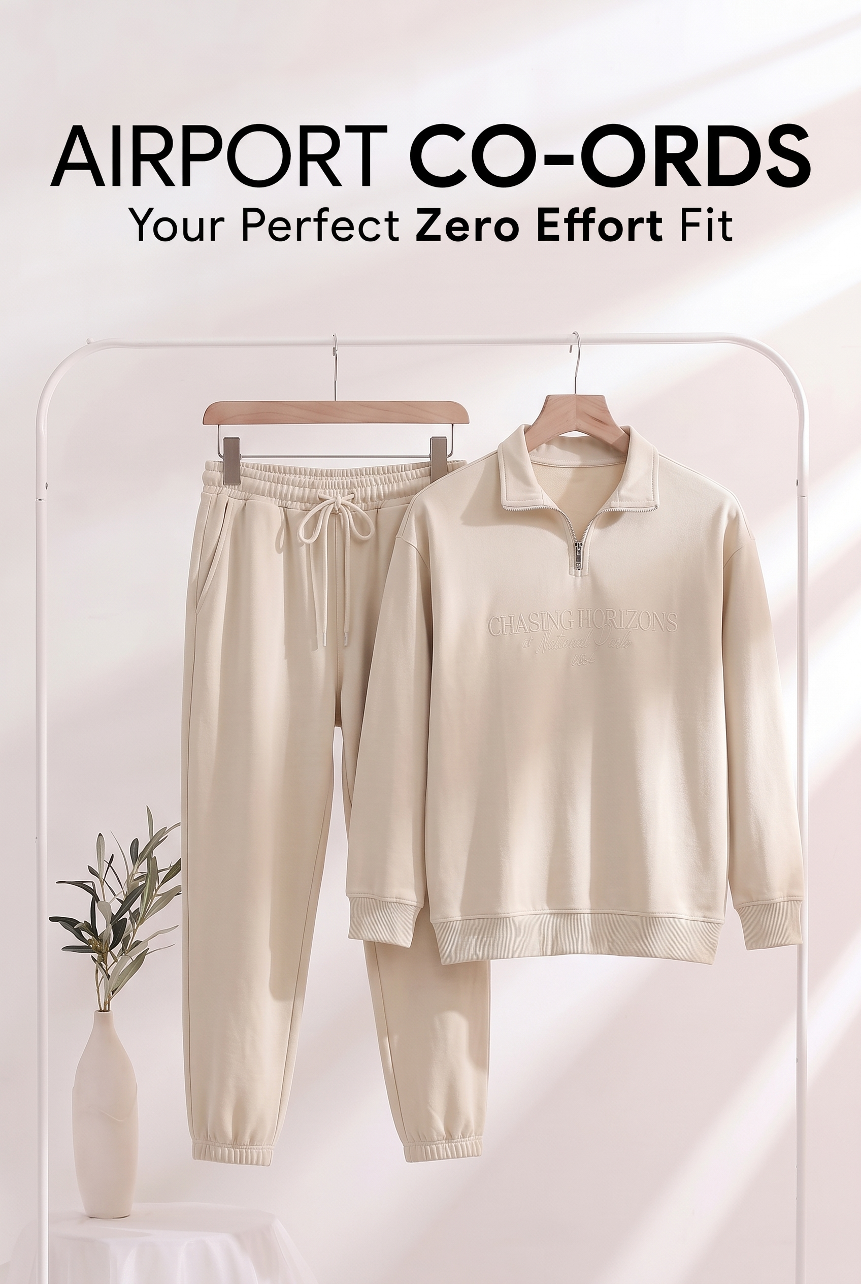 Chasing Horizons High Neck Oversized Co-ord Set