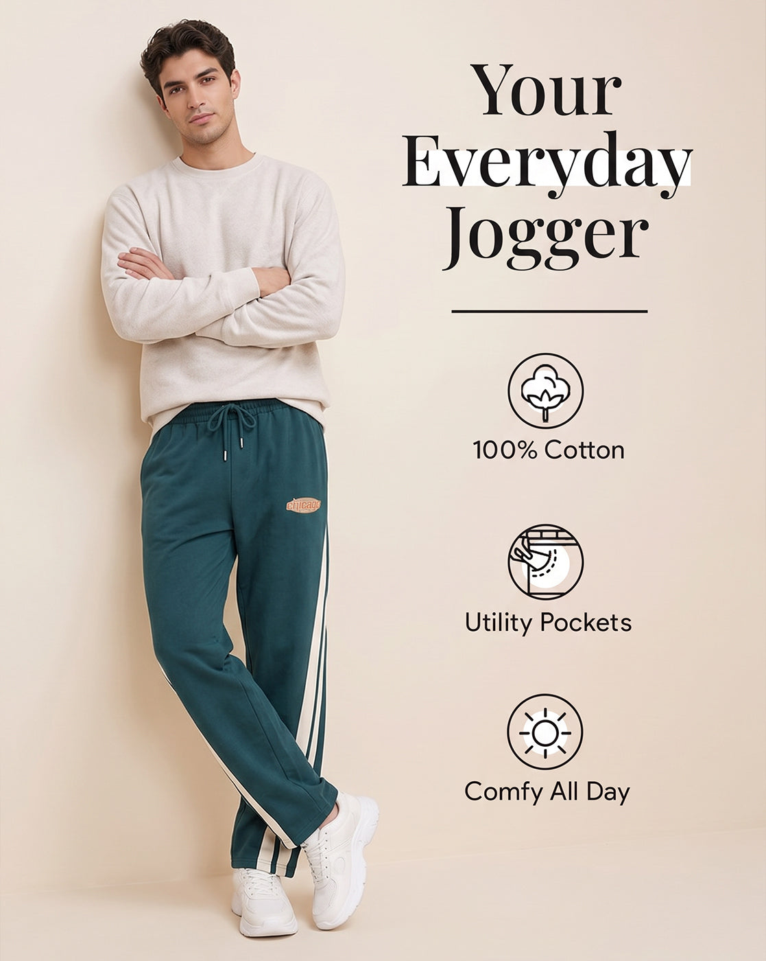 Chicago Straight Fit Joggers