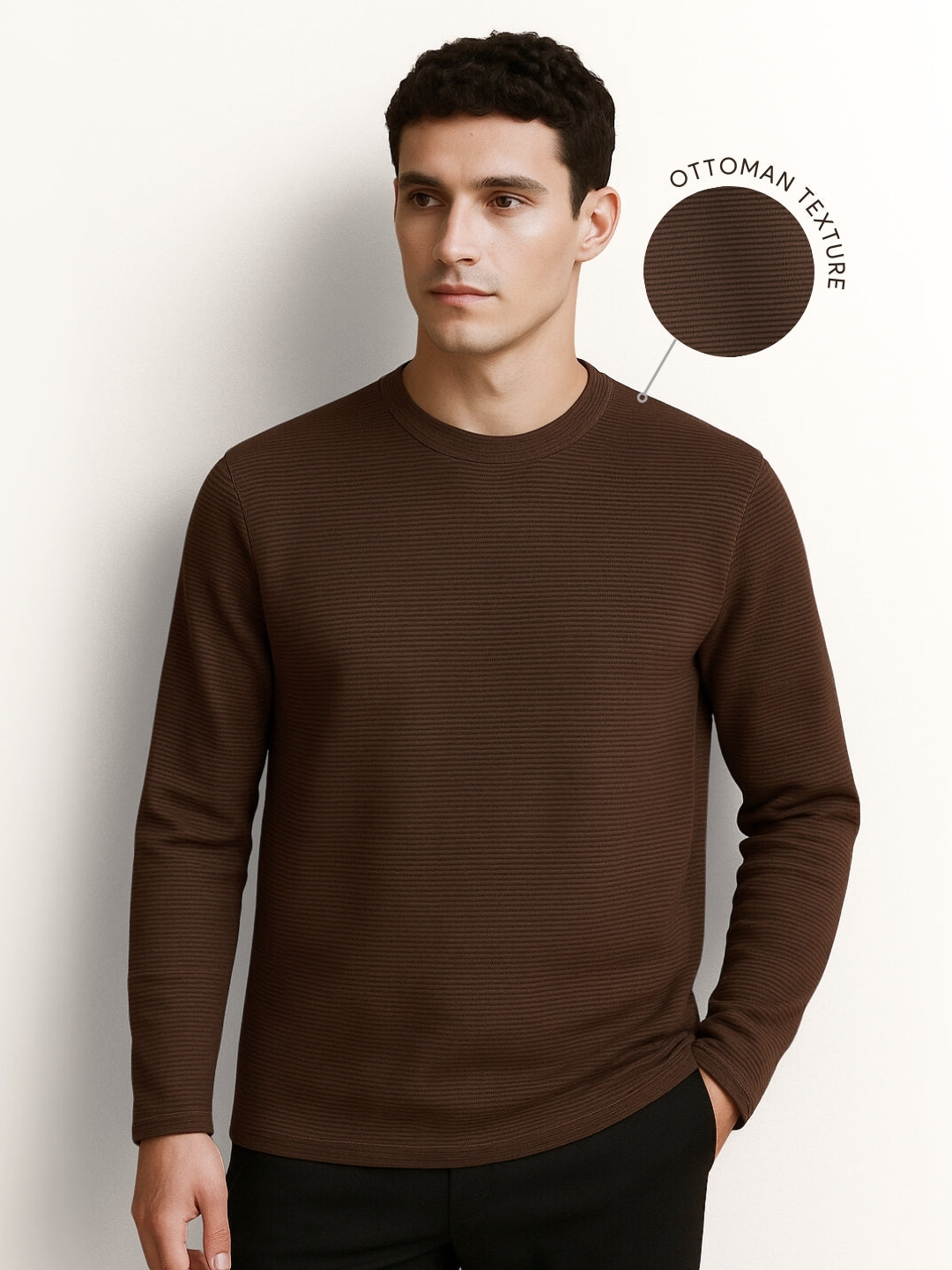 Ottoman Texture Full Sleeve T-Shirt