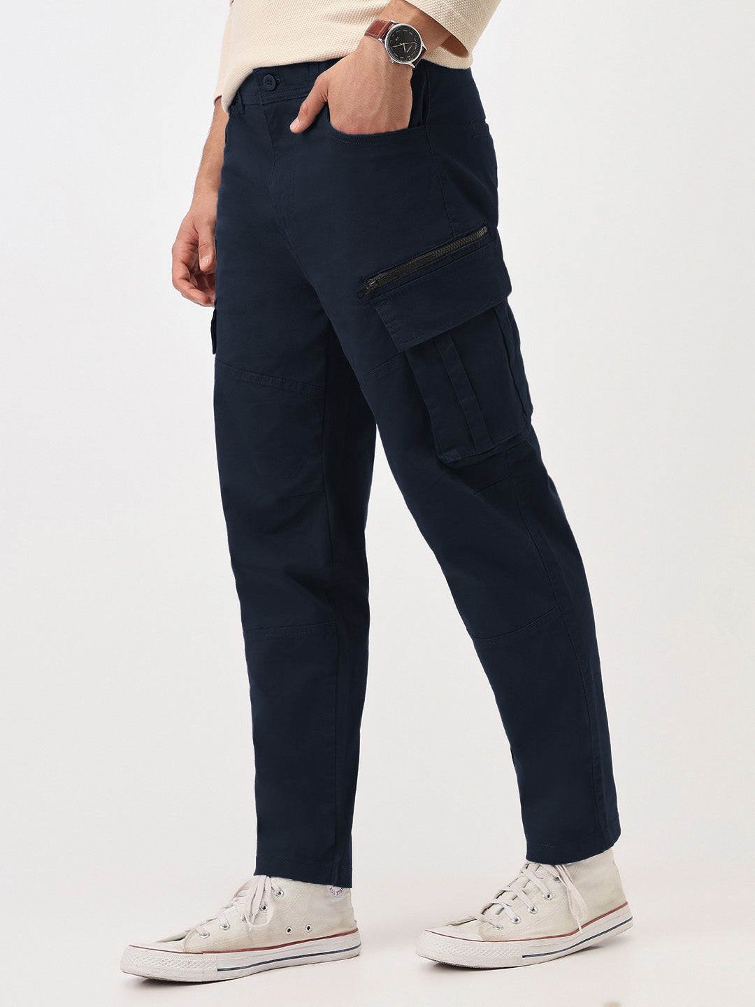 Zipper Utility Cargo Pants