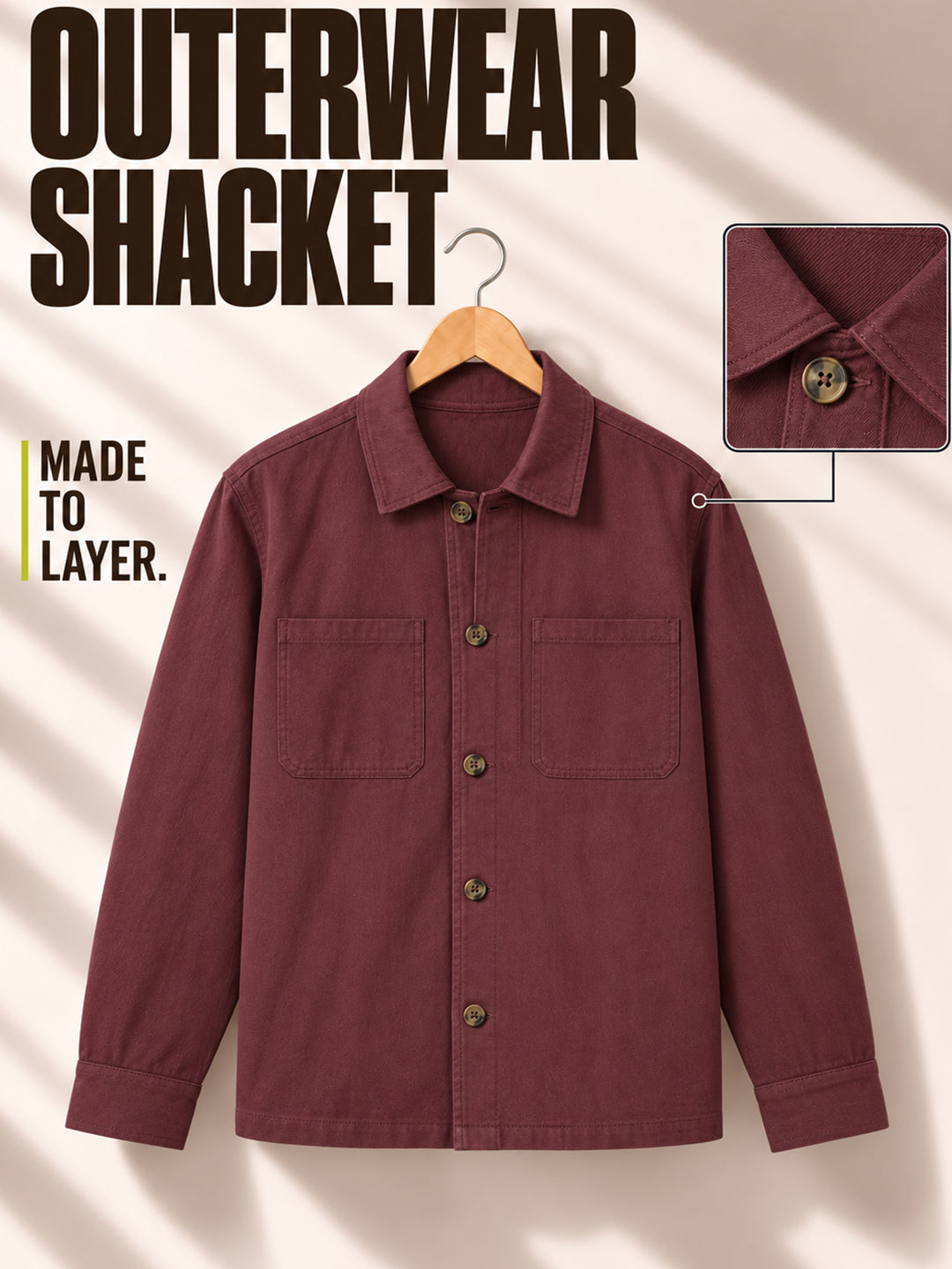 Relaxed Fit Outerwear Shacket
