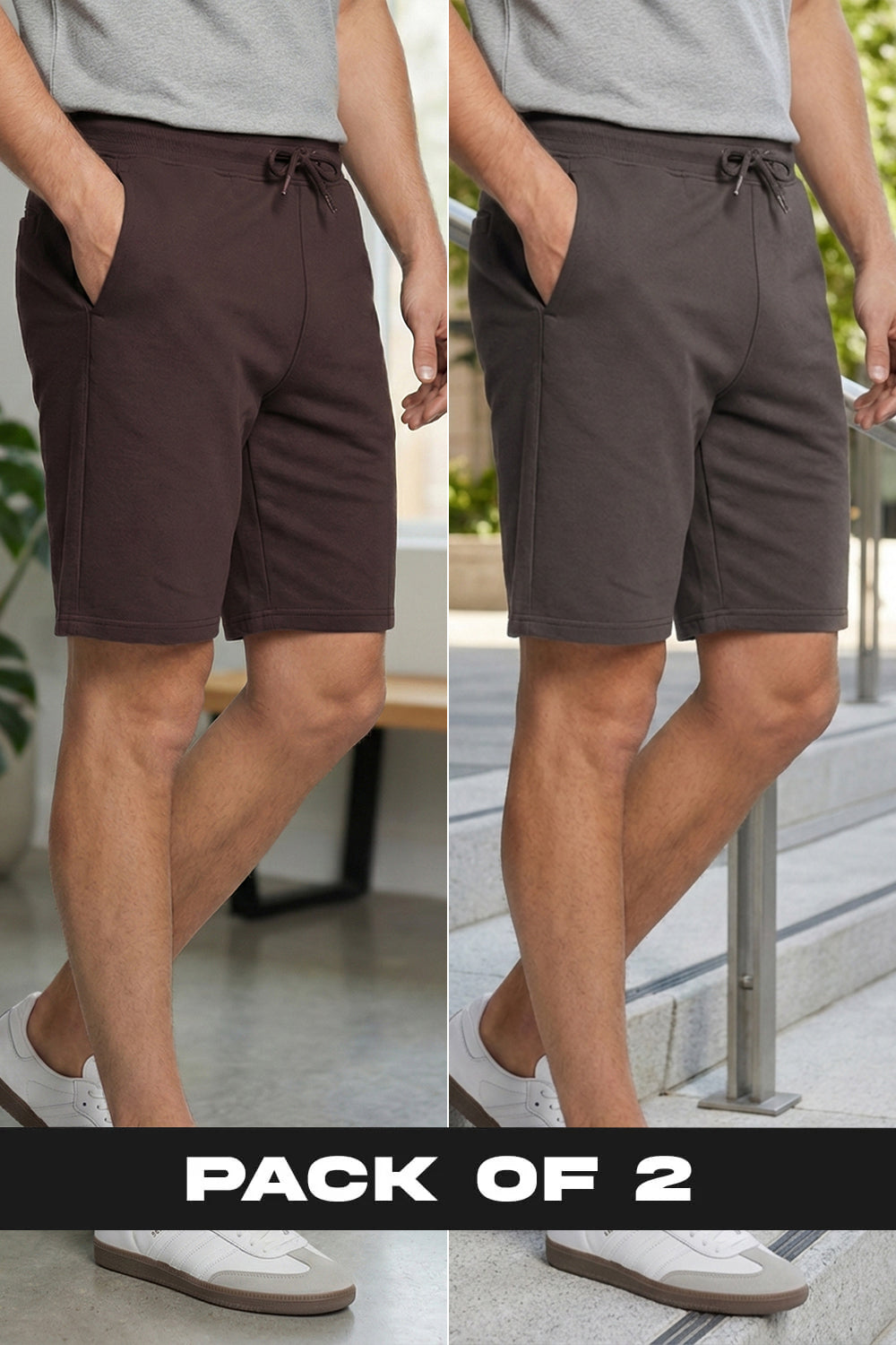 2-Pack Zip Pocket Shorts
