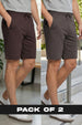 2-Pack Zip Pocket Shorts