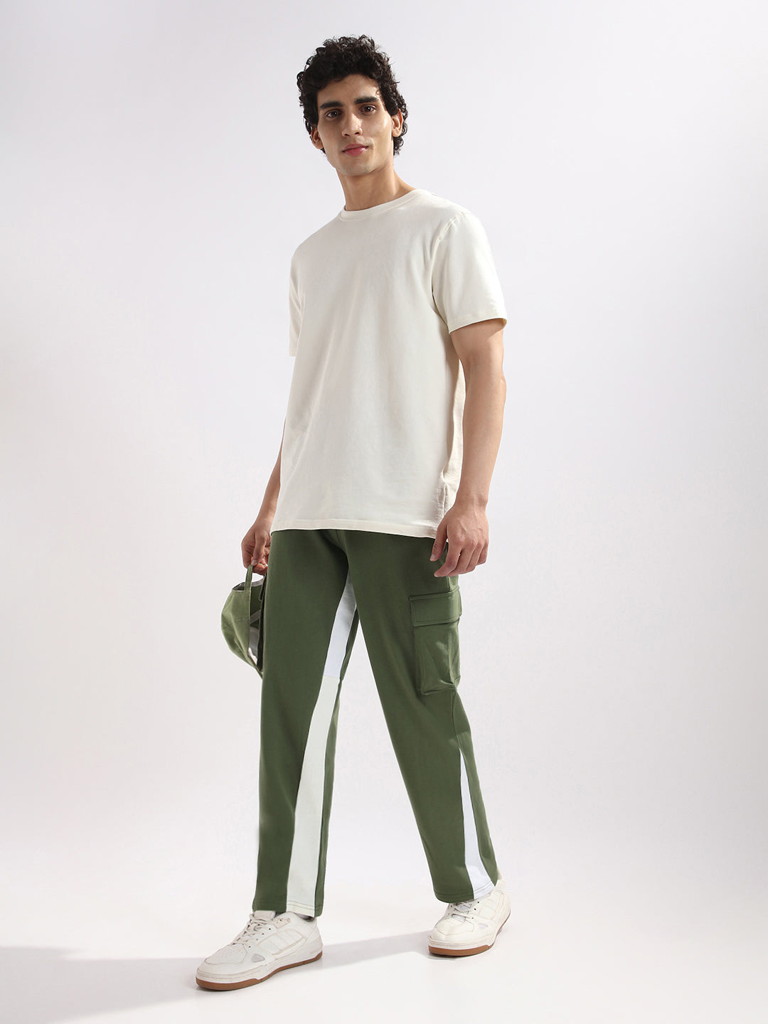 Dual-Tone Cargo Joggers