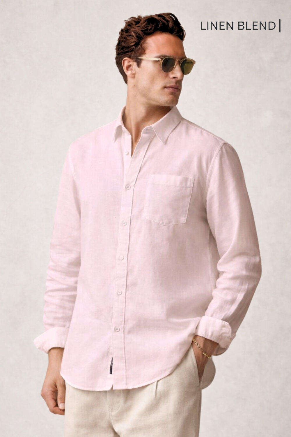 Breezy Linen Cotton Blend Shirt