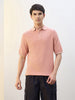 Structured Raglan Knit Polo T-Shirt