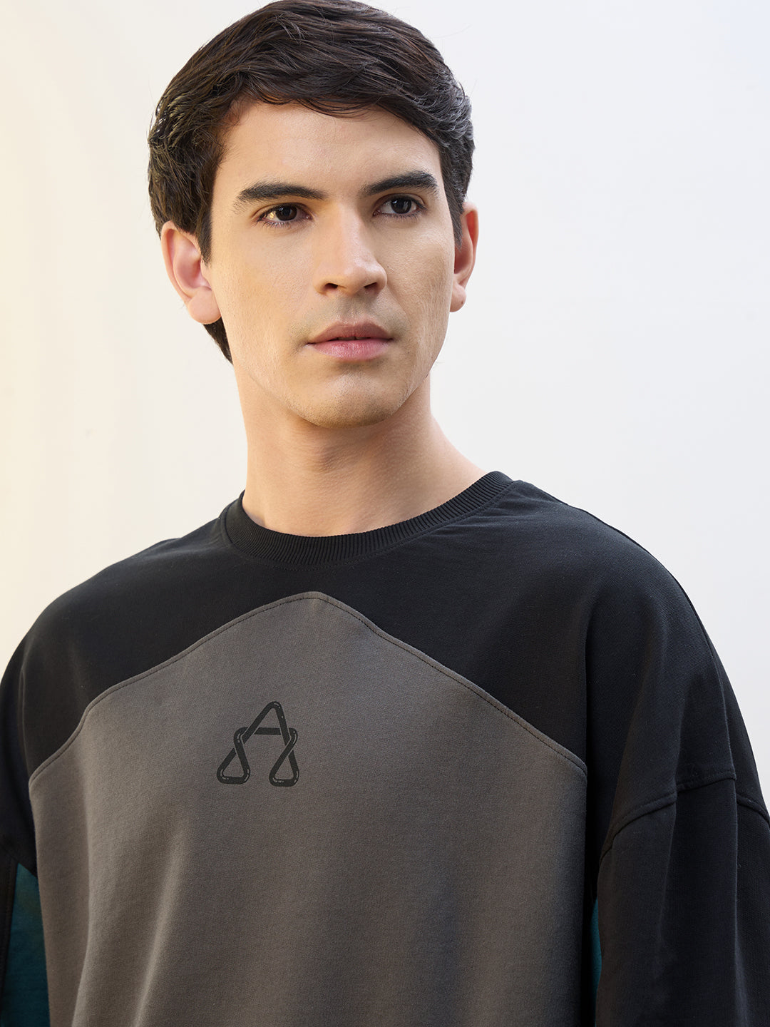 Colorblock Graphic Oversized Co-ord Set