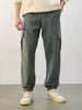 Cotton Twill Cargo Joggers