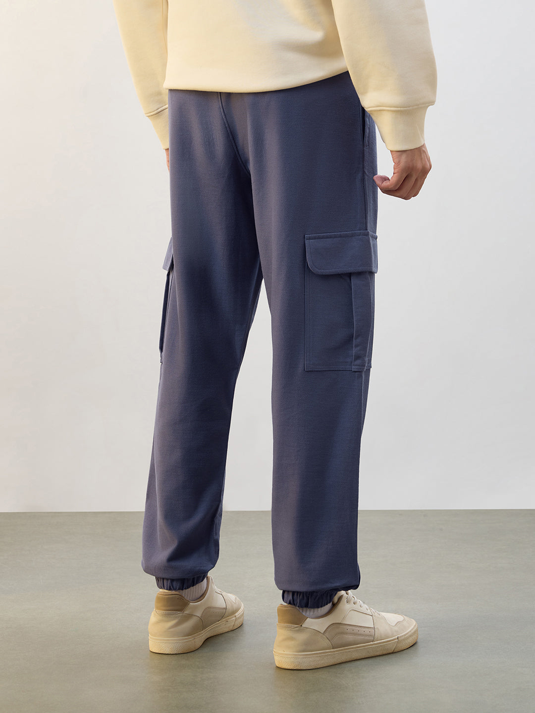 Cotton Twill Cargo Joggers