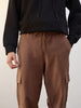 Cotton Twill Cargo Joggers