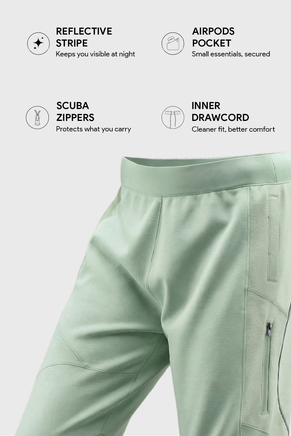 Straight Fit Travel Pants