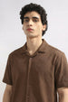 Textured Cuban Collar Shirt
