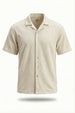 Textured Cuban Collar Shirt