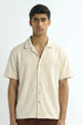 Textured Cuban Collar Shirt