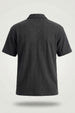 Textured Zip Polo