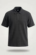 Textured Zip Polo