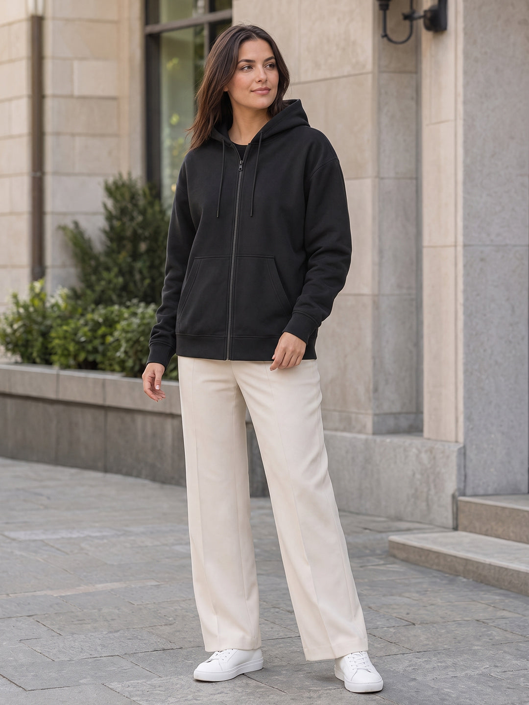 Women’s Regular Fit Zip-Up Hoodie