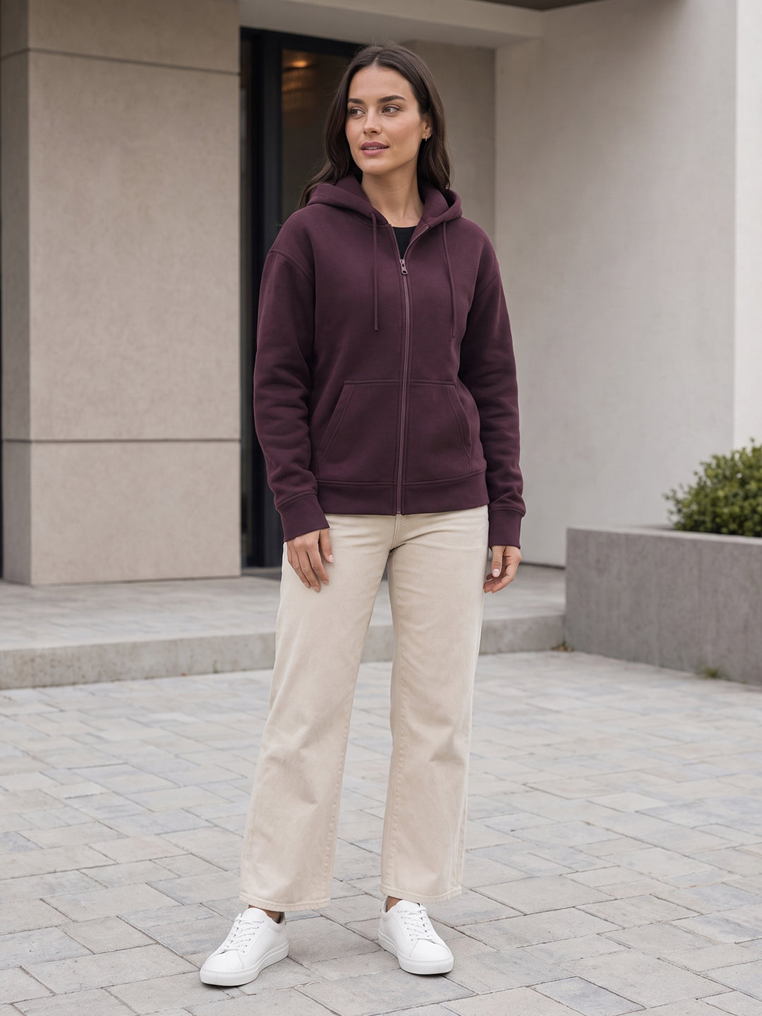 Women’s Regular Fit Zip-Up Hoodie