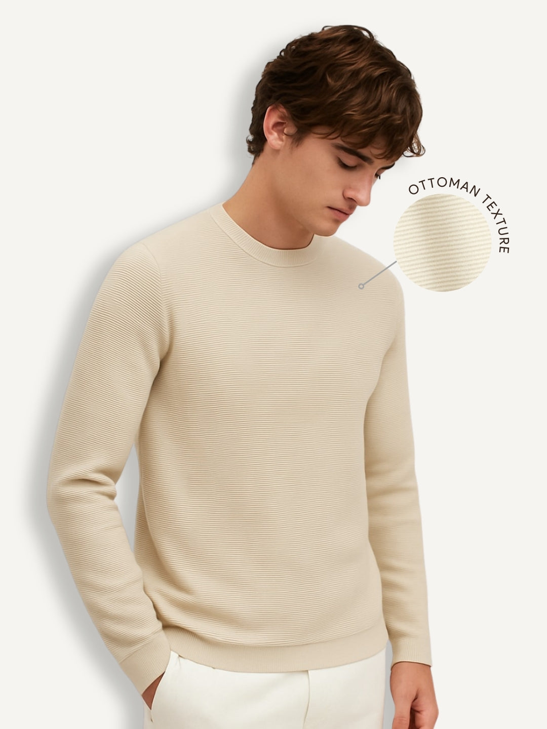Ottoman Texture Full Sleeve T-Shirt