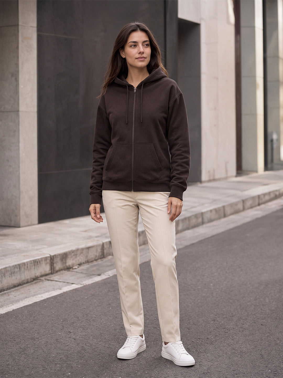 Women’s Regular Fit Zip-Up Hoodie