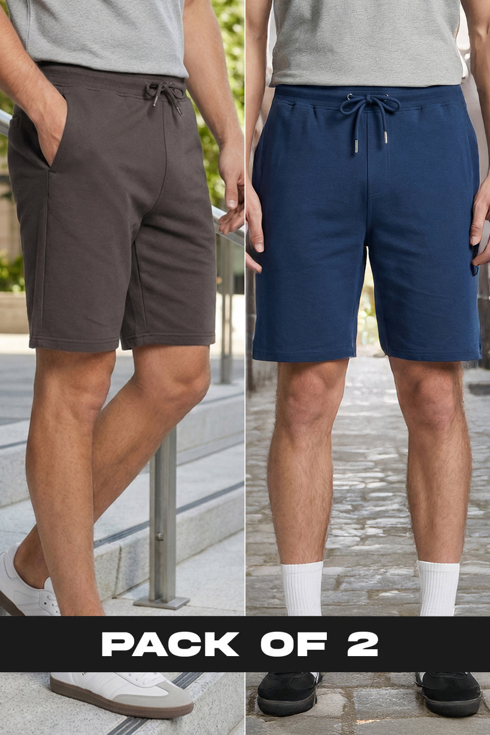 2-Pack Zip Pocket Shorts