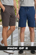 2-Pack Zip Pocket Shorts