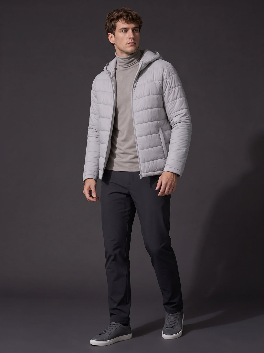 Men’s Hooded Quilted Puffer Jacket