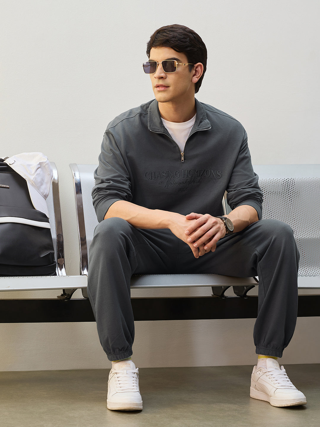 Chasing Horizons High Neck Oversized Co-ord Set