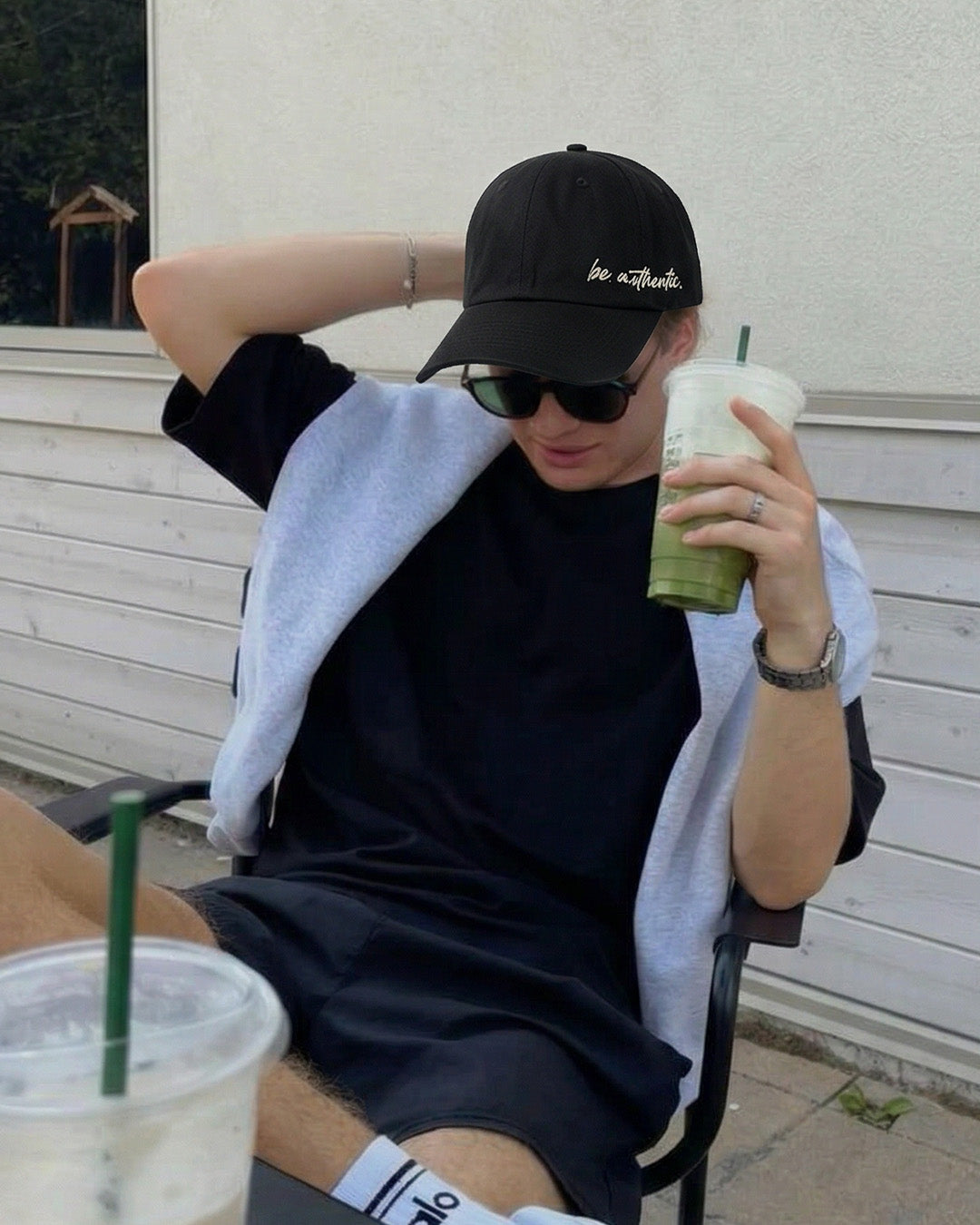 Authentic Script Baseball Cap
