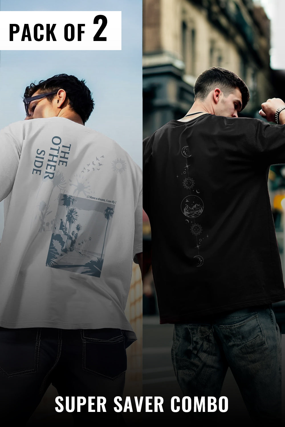 Oversized Tees - 2-Pack
