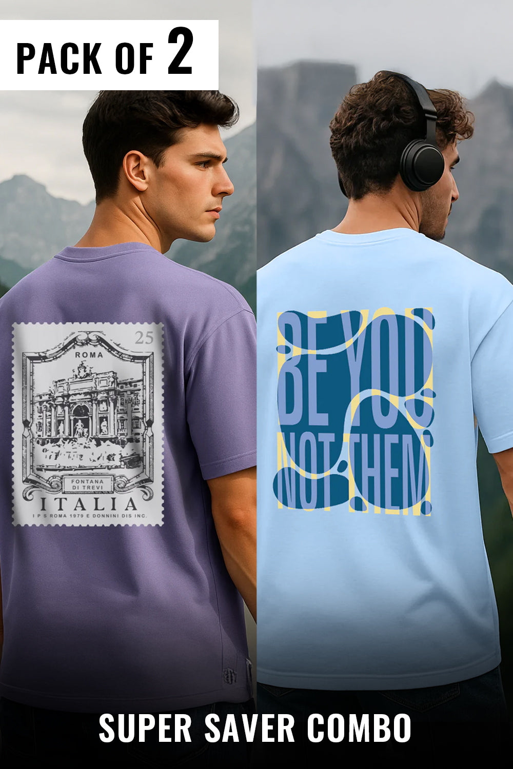 Oversized Tees - 2-Pack