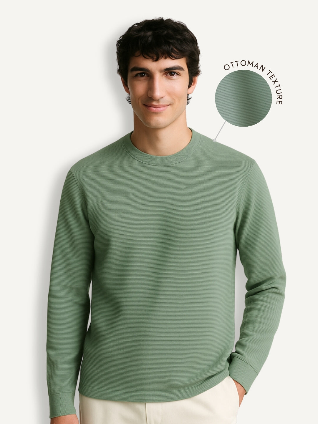Ottoman Texture Full Sleeve T-Shirt