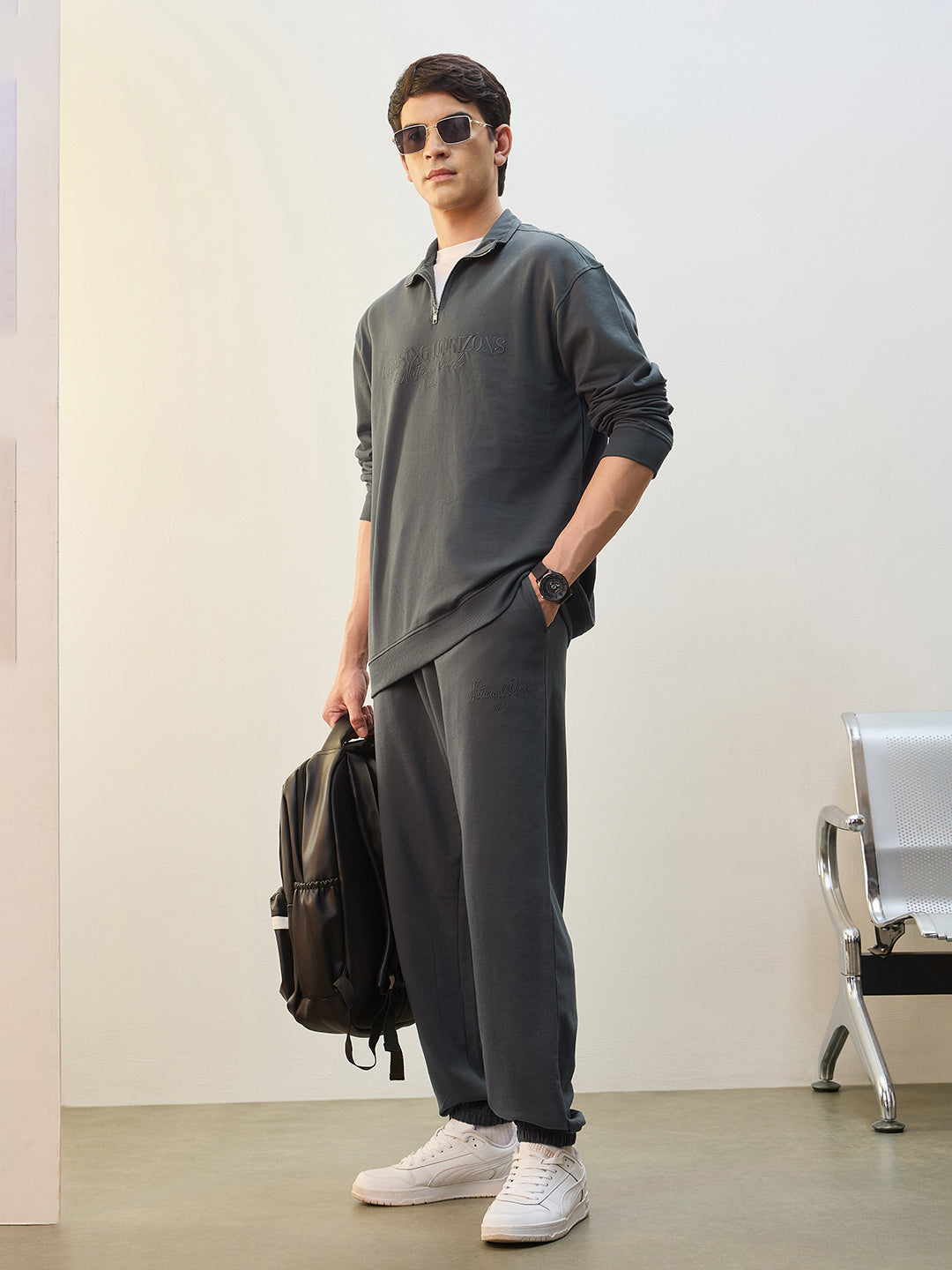 Chasing Horizons High Neck Oversized Co-ord Set