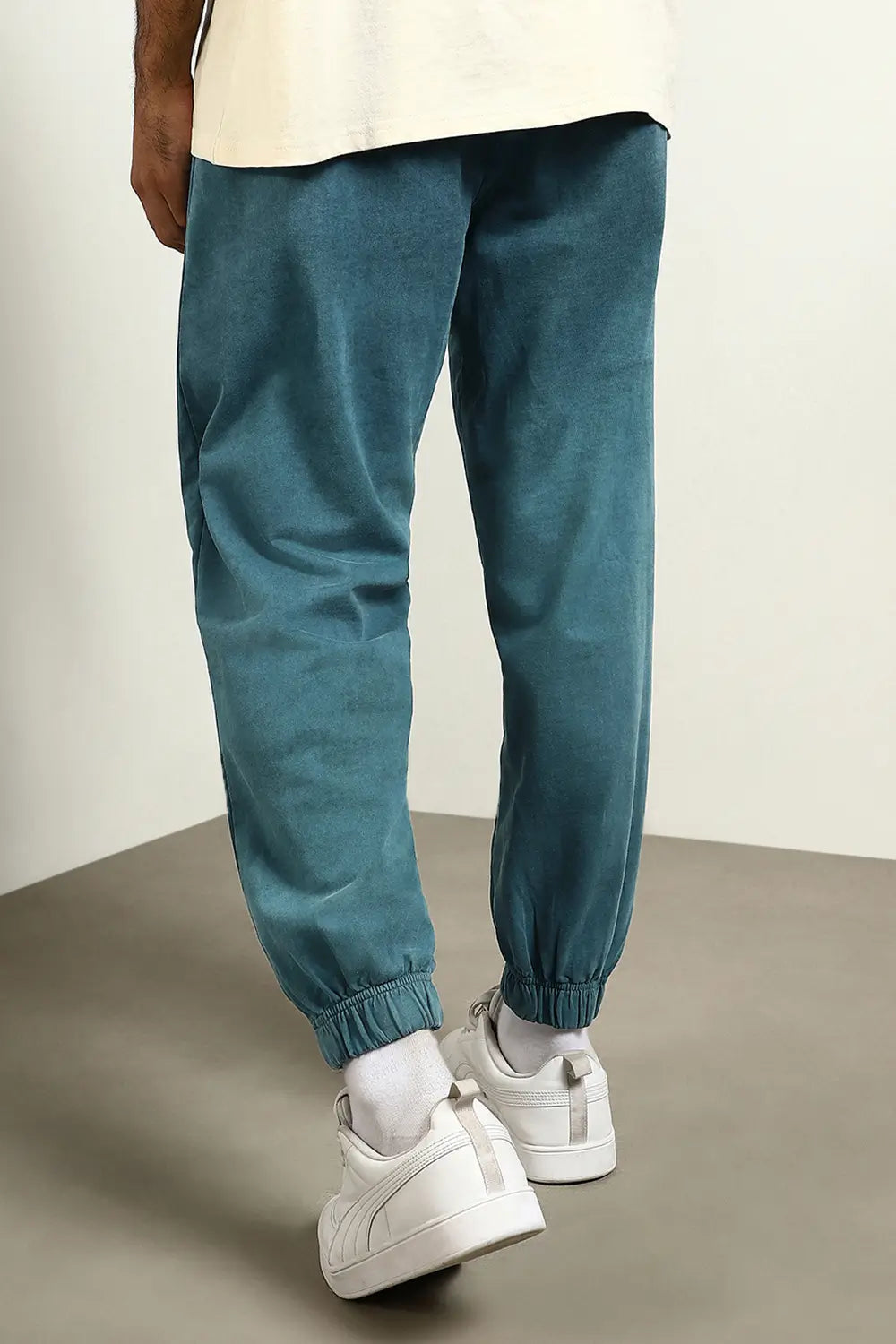 Blue acid wash joggers hotsell