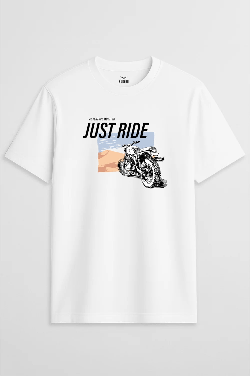 Adventure Mode On - Just Ride. Classic Fit T-Shirt