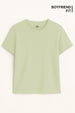 Boyfriend Fit Cotton T-Shirt