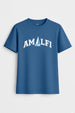 Amalfi With Sail Boat Women Classic Fit Tee