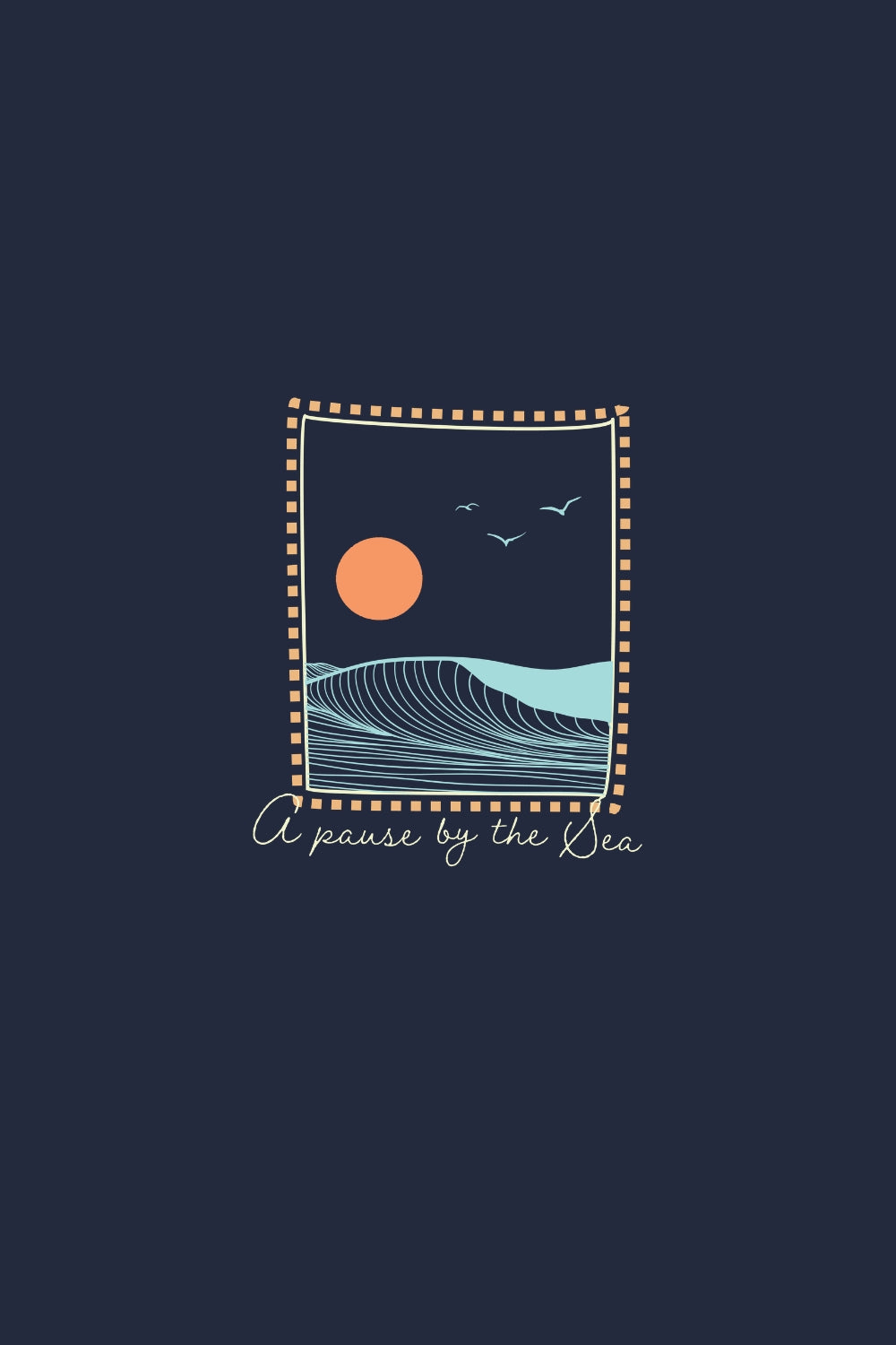 Ampause By The Sea Women Classic Fit Tee
