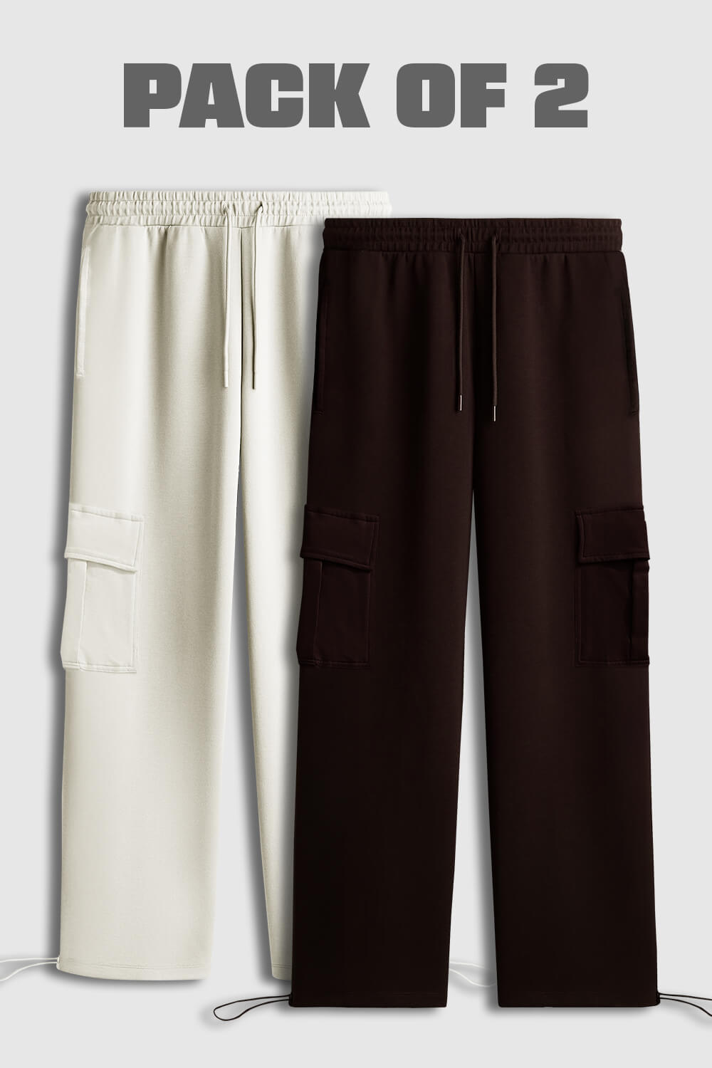 2-Pack Oversized Cargo Joggers