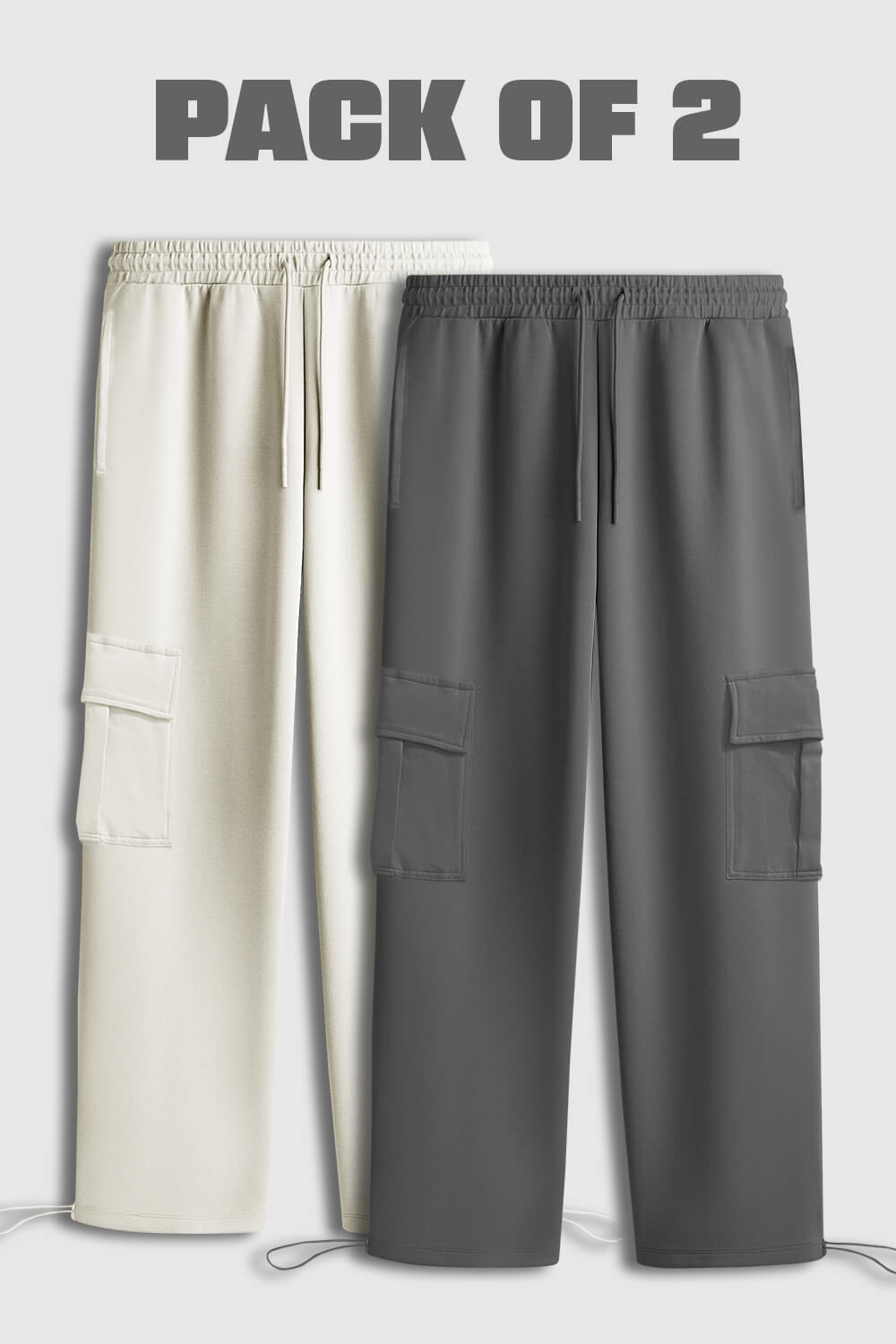 2-Pack Oversized Cargo Joggers