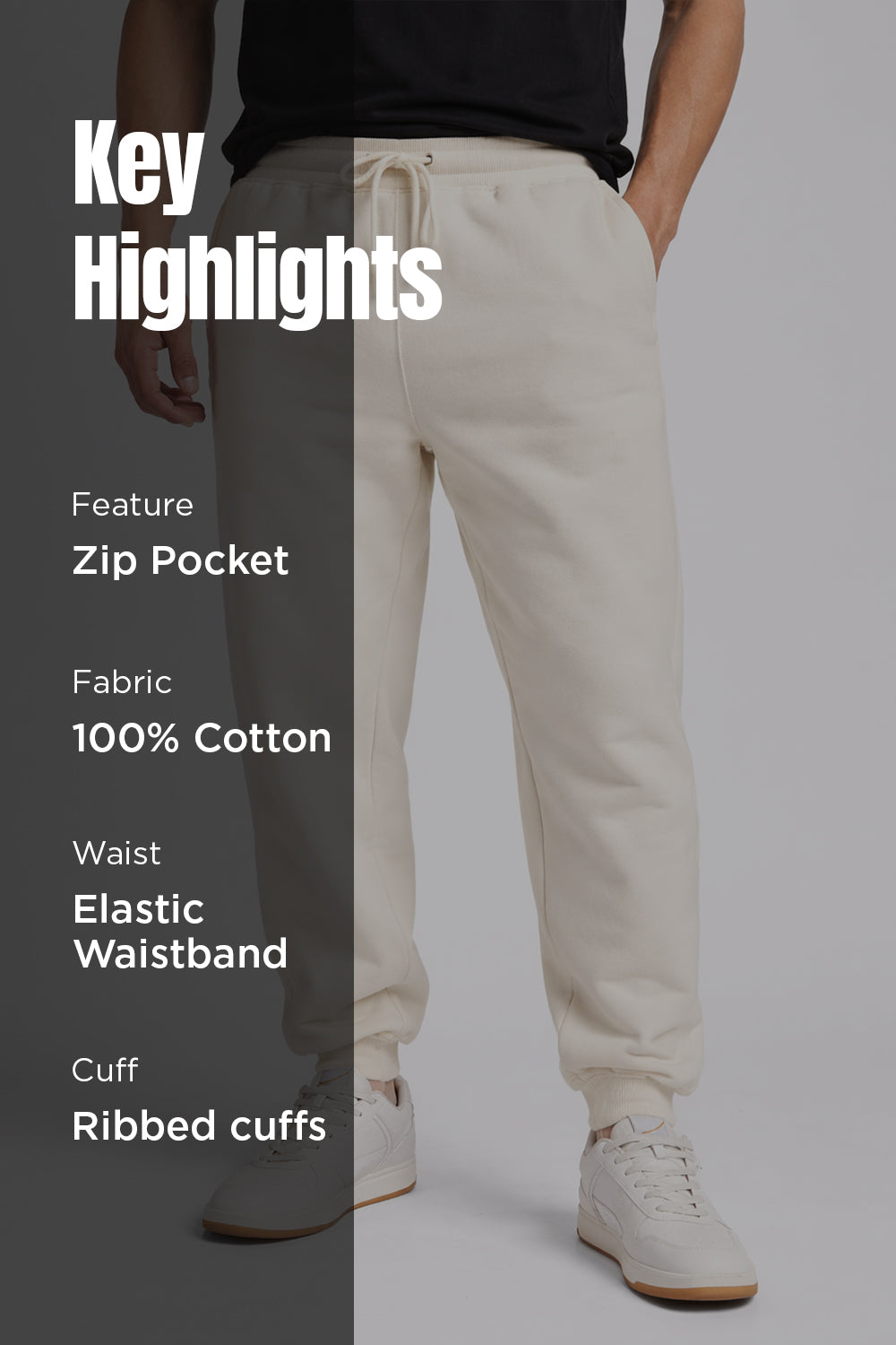 Zip-Pocket Joggers