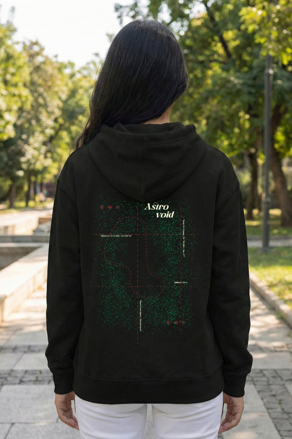 Unisex Astro Void Oversized Hoodie