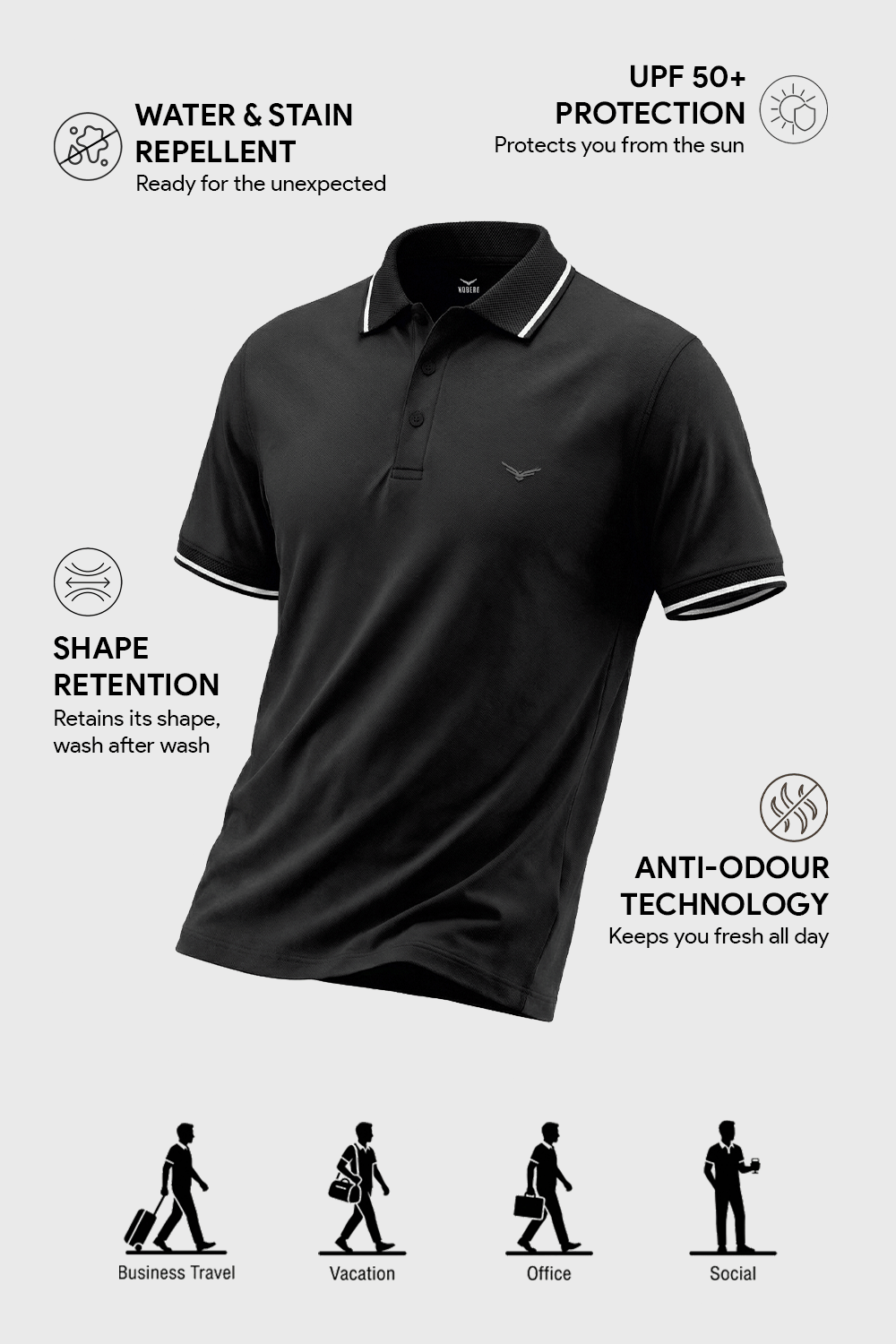 Travel Polo T-Shirt