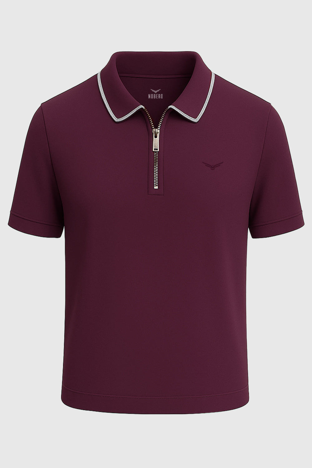 Zip Collar Polo T-Shirt