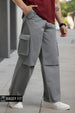 Baggy Fit Woven Cargo Pants