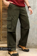 Baggy Fit Woven Cargo Pants