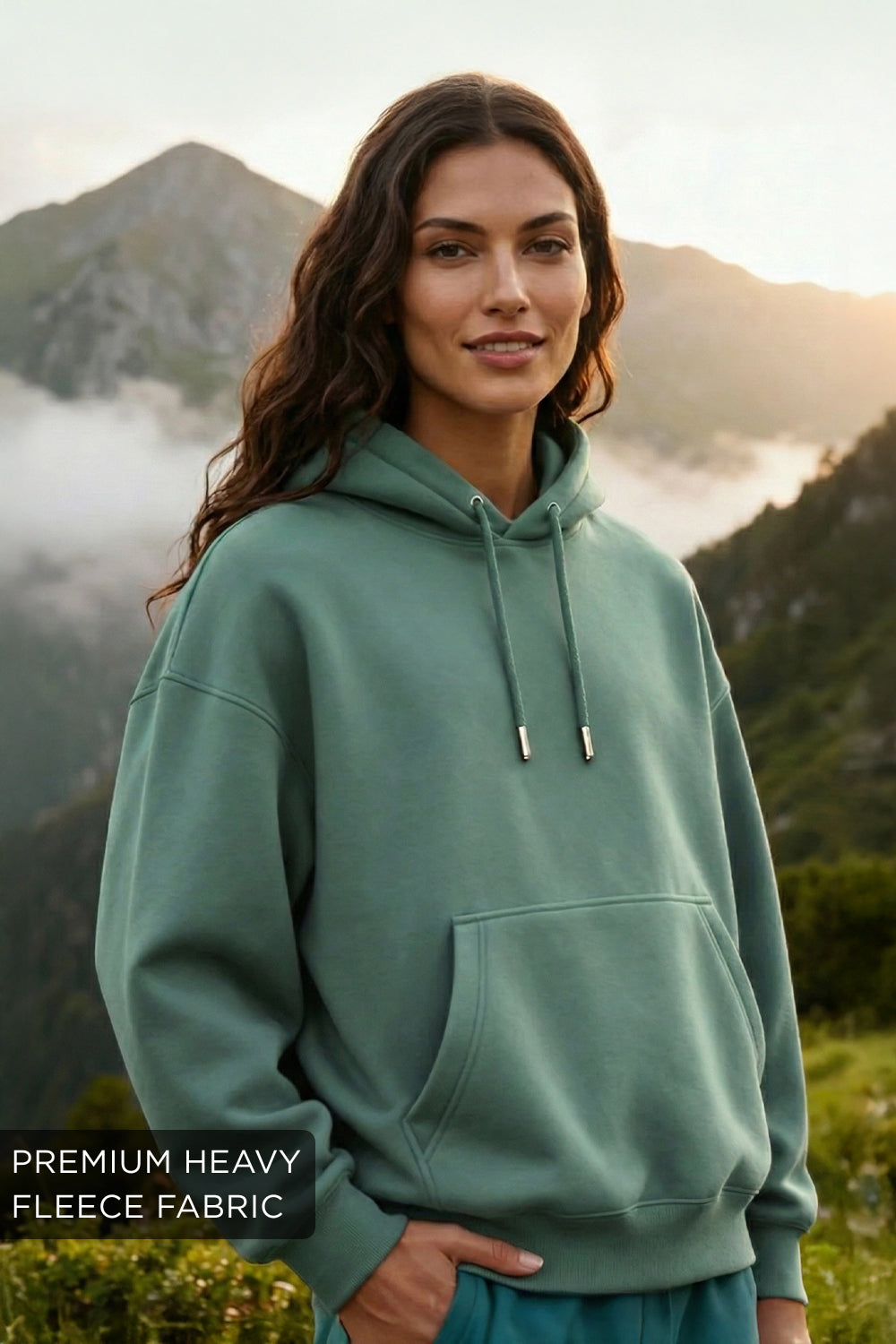 Nobero Unisex Heavy Fleece Oversized Hoodie