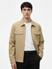 Zip Open Cotton Twill Jacket
